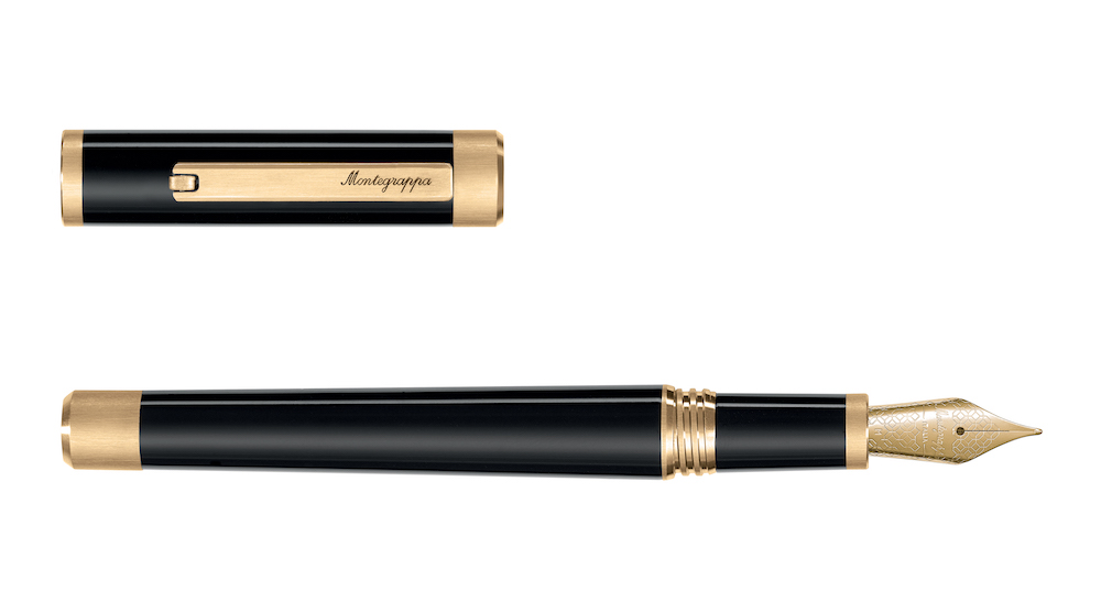 Montegrappa Zero PENNA SFERA Nero & Palladio